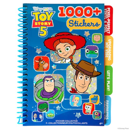 Disney® Pixar Toy Story 5 Tabbed Sticker Book